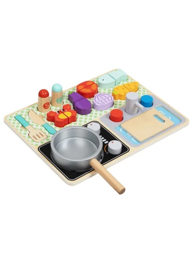 Tooky Toys Kitchen Play Set - 24 Pcs - Image 5